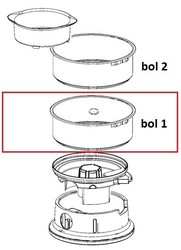 Bol inox 1 pour cuiseur vapeur VC14 Seb