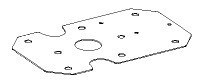 plaque graphite Astoria RC160A/RC161A/RC240A/RC241A