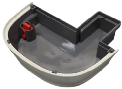 Bac récolte-gouttes crème pour cafetière expresso Smeg ECF03CREU