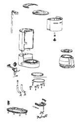 Vue �clat�e appareil - cafeti�re Moulinex FG121110