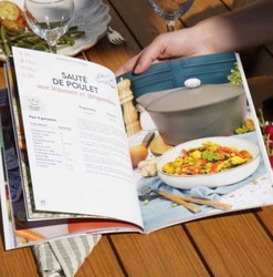 Livre "Les recettes bien-tre" de 50 recettes faciles et rapides  cuisiner avec l'incroyable cocott