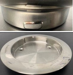 Bol inox + base 3 ergots pour robot ptissier Kenwood Kmix  KMX751A