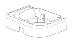 bac de rcupration des eaux uses pour expresso Delonghi EC250.B