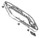 Socle infrieur + 4 pieds antidrapants pour friteuse sans huile Moulinex Easy Fry XL Surface AL402H