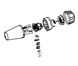 Moteur + rsistance + hlice pour sche-cheveux Calor Pro Expert CV8840C0/D80