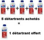 promotion dtartrant saeco : 5 achets le 6me offert