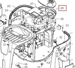 bac  grain pour robot caf Talea de Saeco