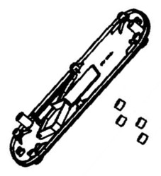 Socle + 4 patins antid�rapants pour shampouineuse Rowenta Clean It Compact IN30