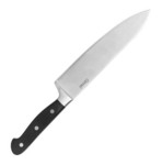 Couteau chef 20 cm en acier inoxydable avec manche 3 rivets de marque Gimel
