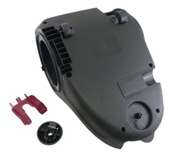 Demi botier infrieur + roulette directionnelle avant pour aspirateur Rowenta Swift Power Cyclonic 