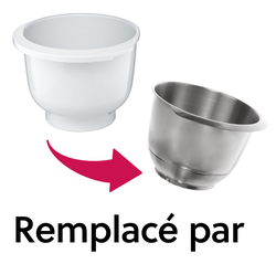 MUZ5KR1 - Cuve � p�trir en inox pour robot MUM5 - BOSCH