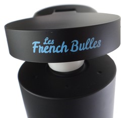 La marque LES FRENCH BULLES - machine  gazifier noire