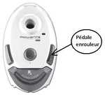 pdale d&#039;enrouleur pour aspirateur Rowenta Silence Force Compact