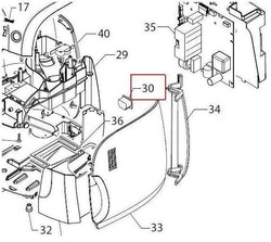 socle de prise pour robot caf Xsmall chrome de Saeco