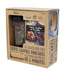 Shaker  crpes, gaufres et pancakes avec tartineur en bambou Cookut