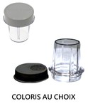 bol + couvercle du moulin pour robot Kenwood Multipro - coloris au choix