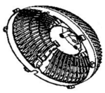 Grille arrire pour radiateur soufflant Rowenta HQ7111