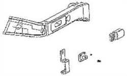 Support de poigne droite pour grill viande Inicio Compact GC270D10