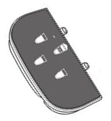 Panneau de commande pour machine expresso Delonghi Dedica Duo EC890