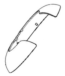 Enjoliveur de couvercle blanc pour cuiseur �lectrique Moulinex Cookeo Infinity CE97- CE98