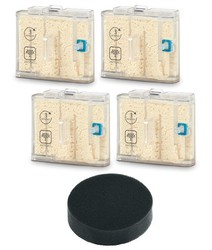 Cartouche anti-calcaire x4  + filtre pour Clean & Steam Multi Rowenta
