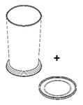 Gobelet gradu pour mixeur plongeant WMF Lineo - Lono