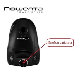 Bouton variateur de puissance pour aspirateur Rowenta Power Space