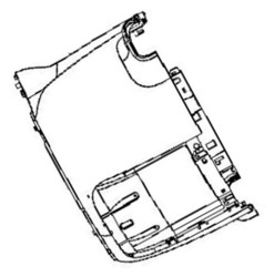 Bo�tier inf�rieur noir pour cuiseur �lectrique Moulinex Cookeo Infinity CE9828F0