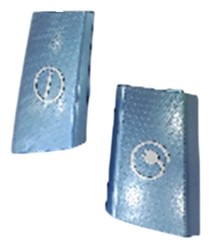 P�dales bleues + ressorts pour aspirateur tra�neau Rowenta Power XXL RO31