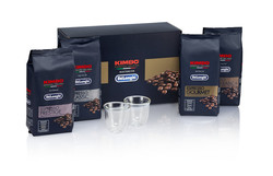 Coffret de dgustation de caf en grains KIMBO Delonghi