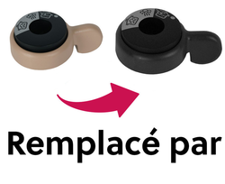 Soupape noire pour Clipso Minut' Eco Respect + SEB