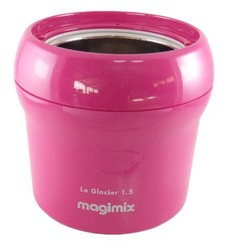 Cuve pour appareil LE GLACIER  de Magimix - couleur Framboise 501891