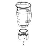 Bol verre pour blender Faciclic de Moulinex