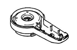 boitier + partie infrieure multimixer muz8mm1 mum8 bosch