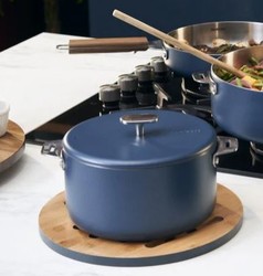 Couvercle Cookut 20 cm avec poign�e de la Merveilleuse gamme inox - BLEU