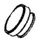 Bouton rotatif unitaire pour friteuse sans huile Moulinex Easy Fry 9-en-1 Multifonction AL5558F0 - A