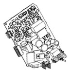 Carte lectronique de puissance pour robot cuiseur Moulinex i-Companion Pro