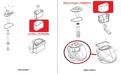 diffrences entre 1re et 2me version de l'aspirateur Merlin Aqua Polti