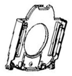Support de sac pour aspirateur robot Rowenta Explorer Serie 220+ et 240+ AI