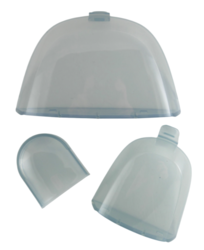 Ensemble 3 cloches de brosses pour shampouineuse Rowenta Clean It IN50