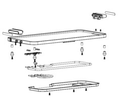 Plaque de cuisson plancha pour plancha Riviera & Bar QPL345 - QPL355