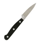 Couteau d&#039;office 8 cm en acier inoxydable avec manche 3 rivets de marque Gimel