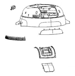 Vue clate (partielle) Cookeo Infinity Moulinex - partie couvercle