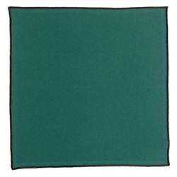 Serviette de table recycle paon / verte Grace 40 x 40 cm Winkler