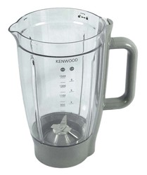 Bol + couteau pour blender Kenwood gris en acrylique AT282 - ancien blender puis