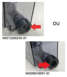 Rservoir  eau pour robot caf Delonghi Magnifica S ECAM22.105.B S11 : 2 versions possibles