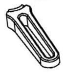 Pied de socle unitaire pour ventilateur Rowenta Turbo Essential VU3110