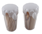 Cure-dents en bois - 2 x 100