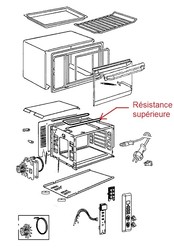 rsistance suprieure pour four Rowenta Gourmet 