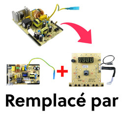 Circuit imprim (carte ou platine lectro) pour bol blender moulinex ultrablend cook lm962b10/k10